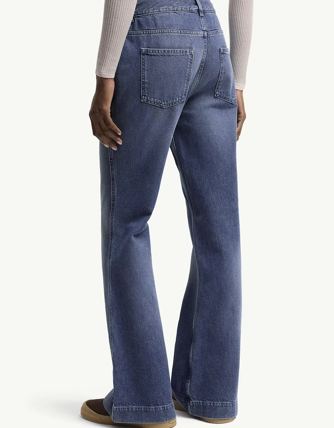 Womens Flared Jeans Blue