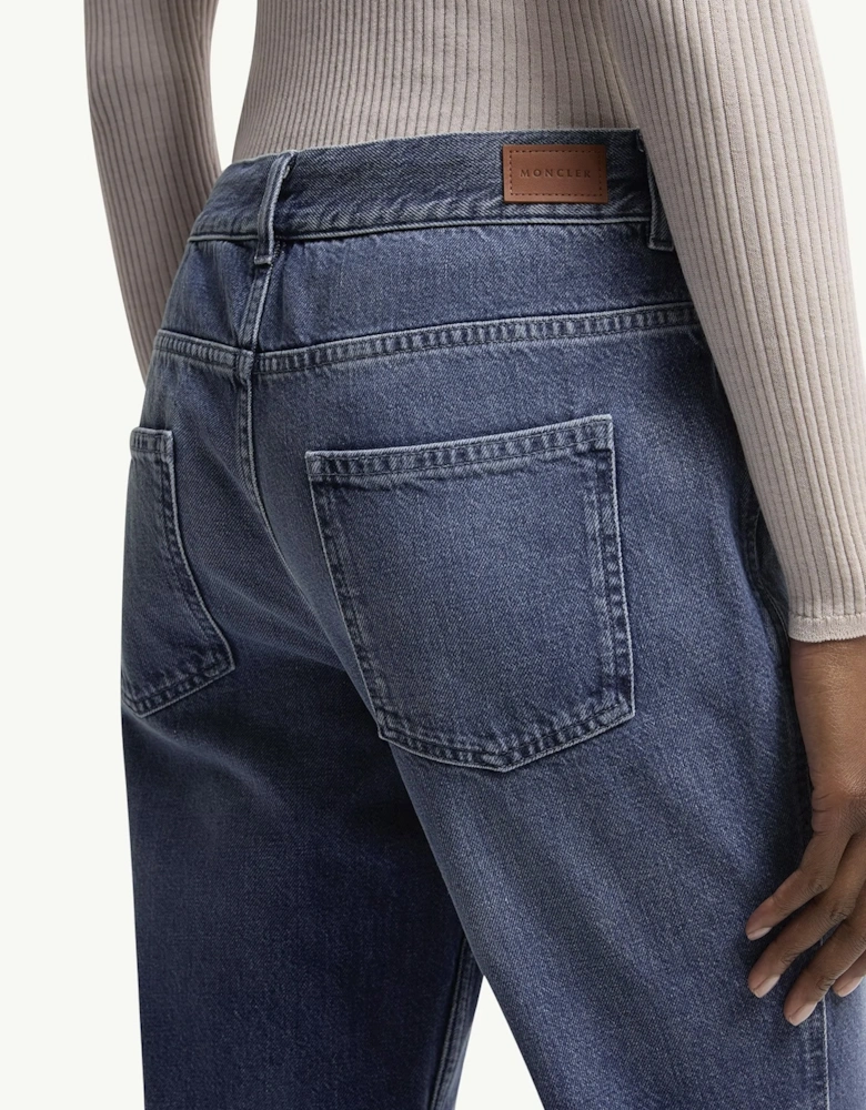 Womens Flared Jeans Blue