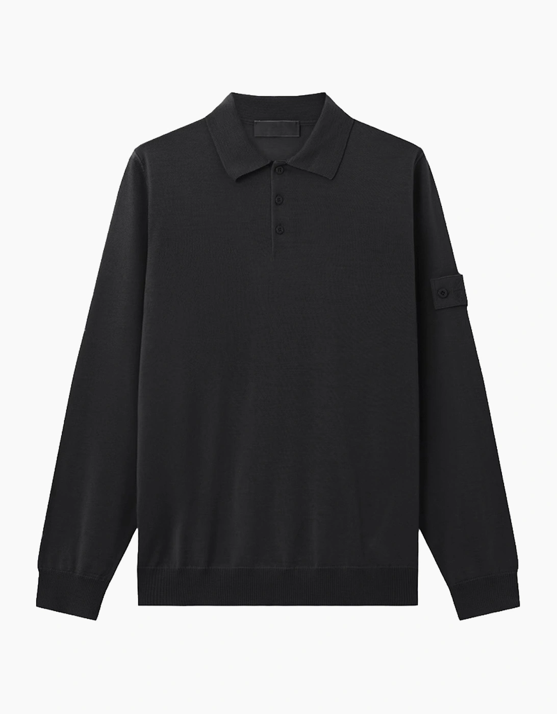 Ghost 5100076 Knitted Polo Black