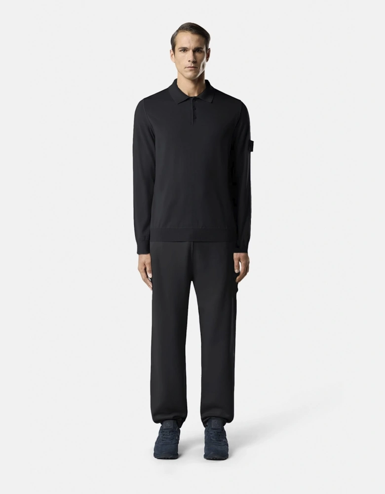 Ghost 5100076 Knitted Polo Black