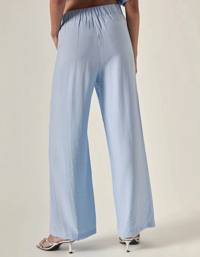 Relaxed Side Zip Trousers – Powder Blue