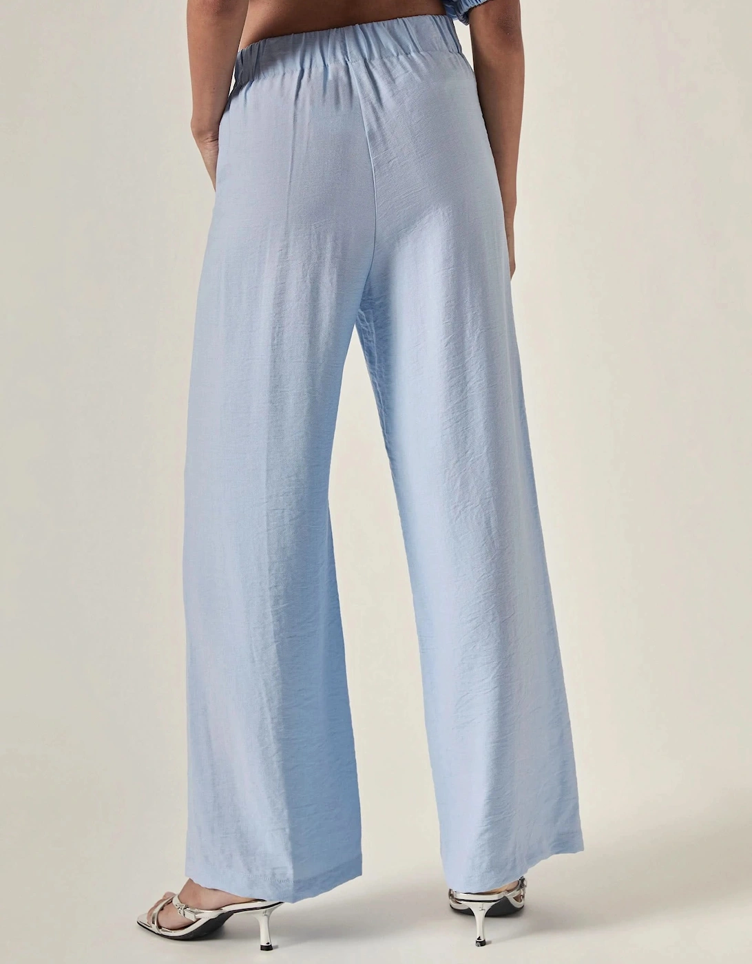 Relaxed Side Zip Trousers – Powder Blue