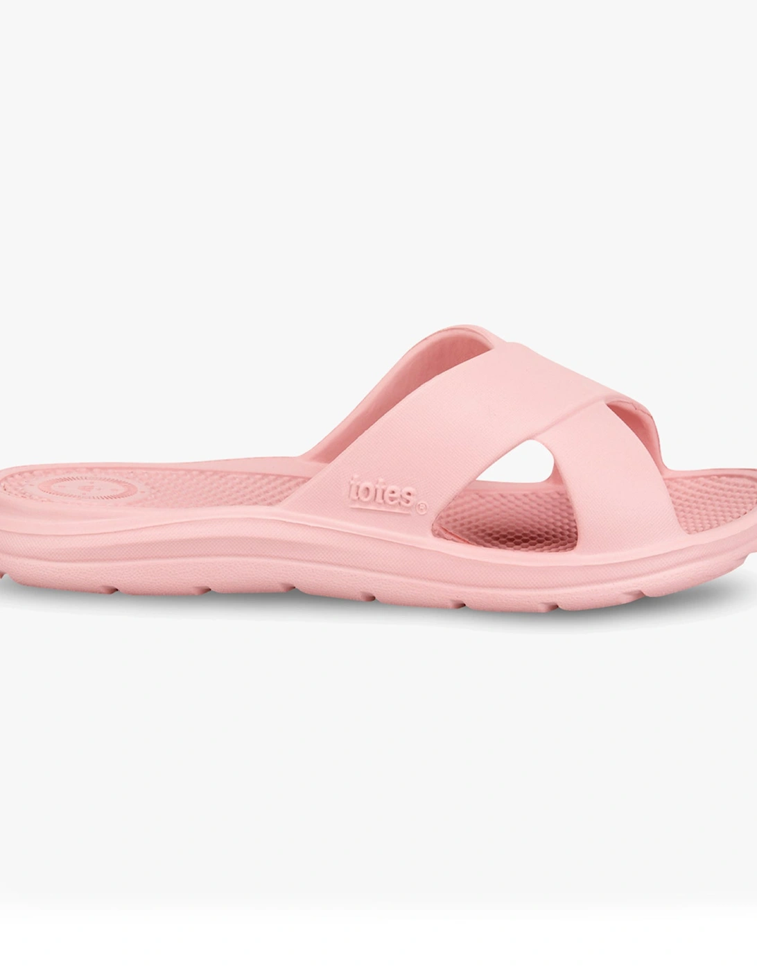 Womens Cross Slides Pink, 5 of 4