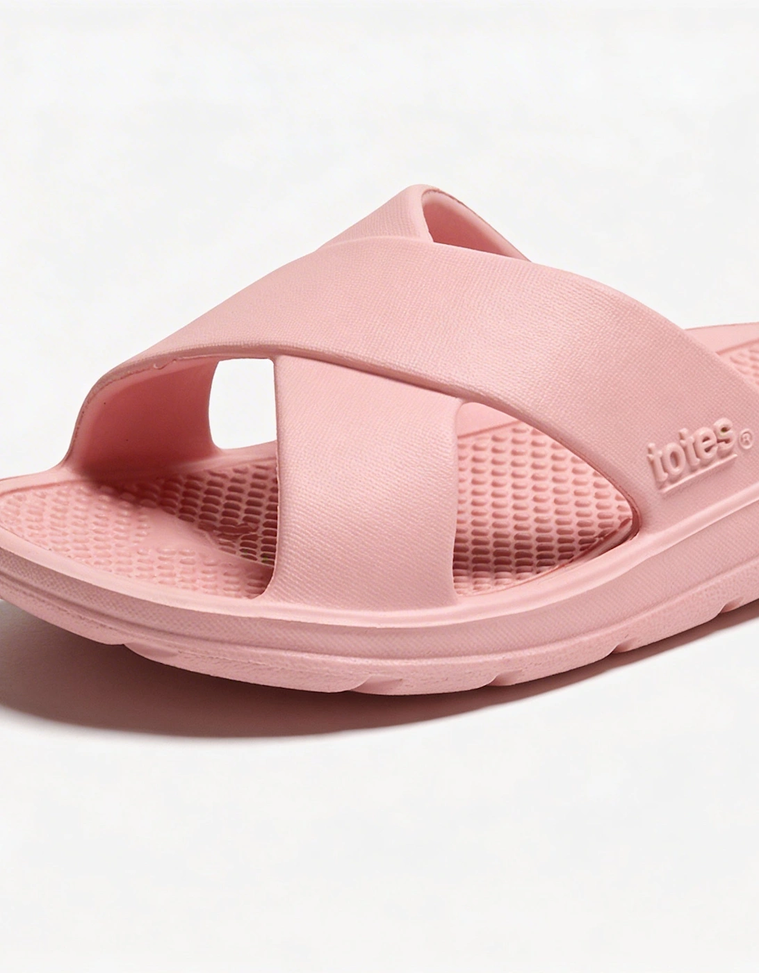 Womens Cross Slides Pink