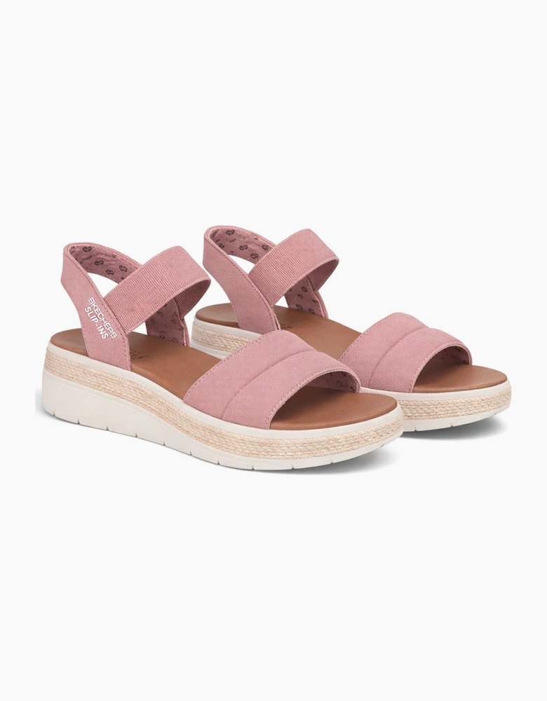Skechers BOBS SUN RAY Womens Ankle Strap Sandals Rose