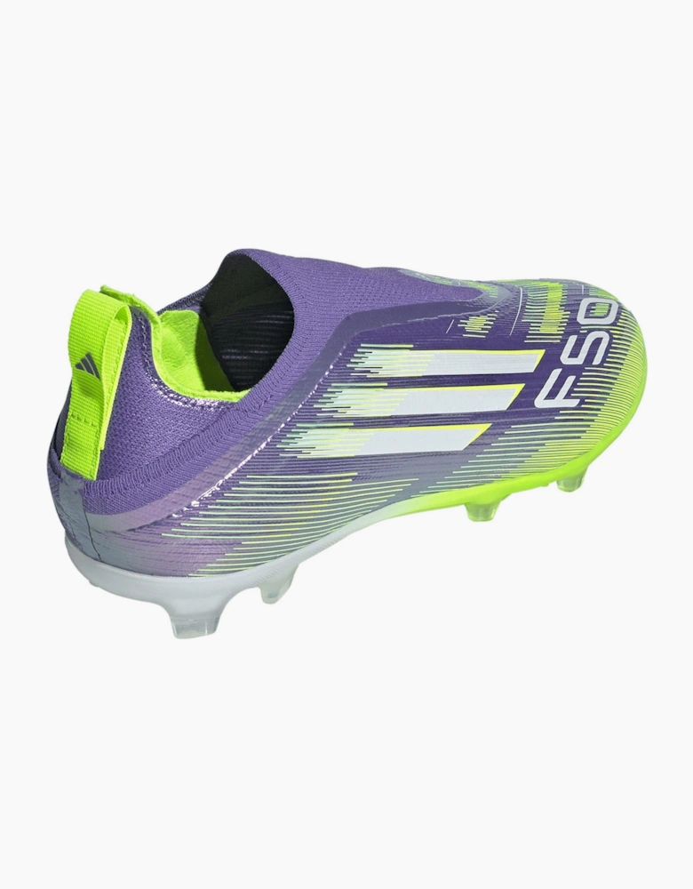 F50 Laceless Childrens Firm Ground Football Boots