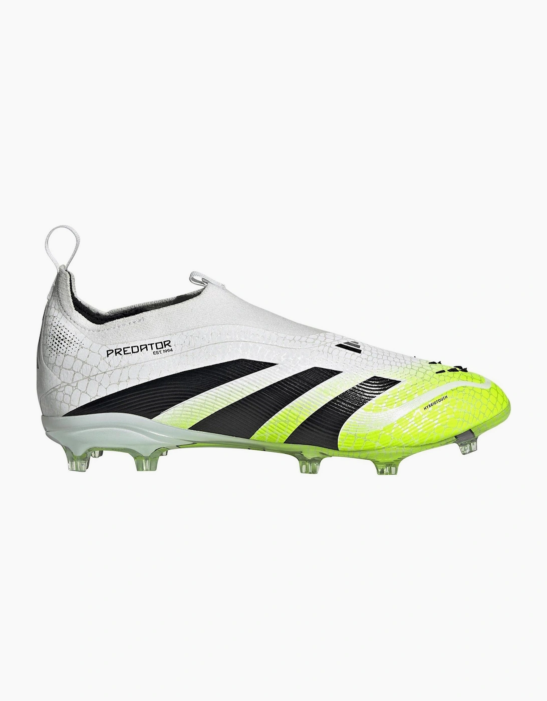 Adidas Predator Unisex White Predator Elite Laceless Firm Ground Football Boots - Size 2.5 35 Kids