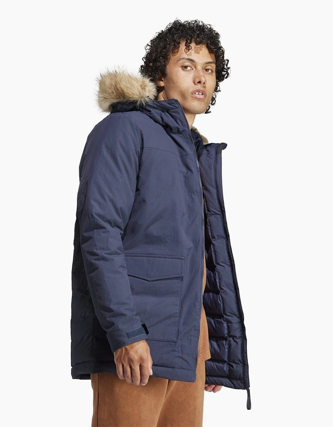 Mens Ho Fur Pa Parka