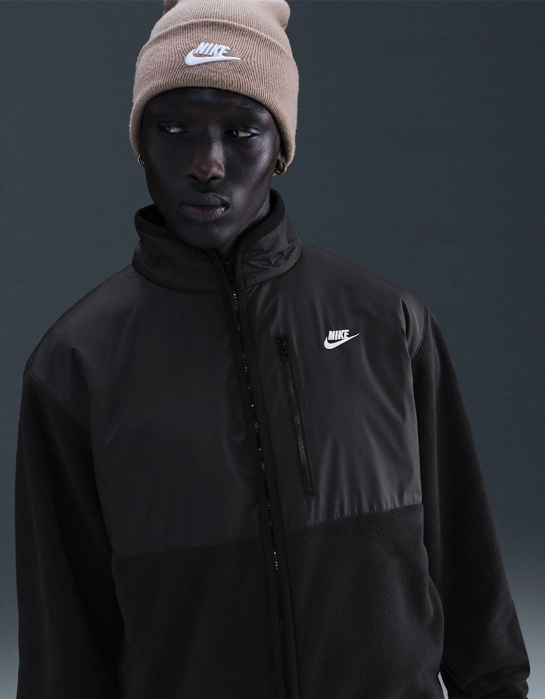 Solid Patterned Full Zipper Sweat Jacket with Zipped Pocket