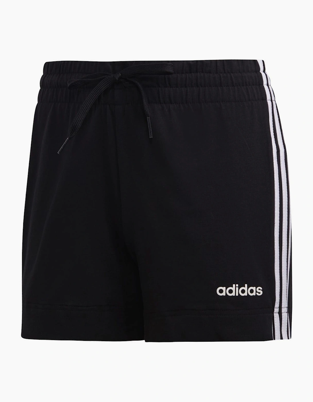 Womens Essentials 3 Stripes Shorts Slim Gym Shorts