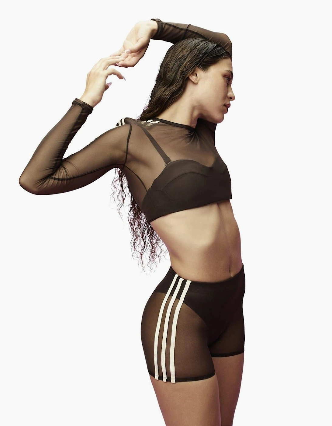 Ivy Park Illusion Long Sleeve Swim Top