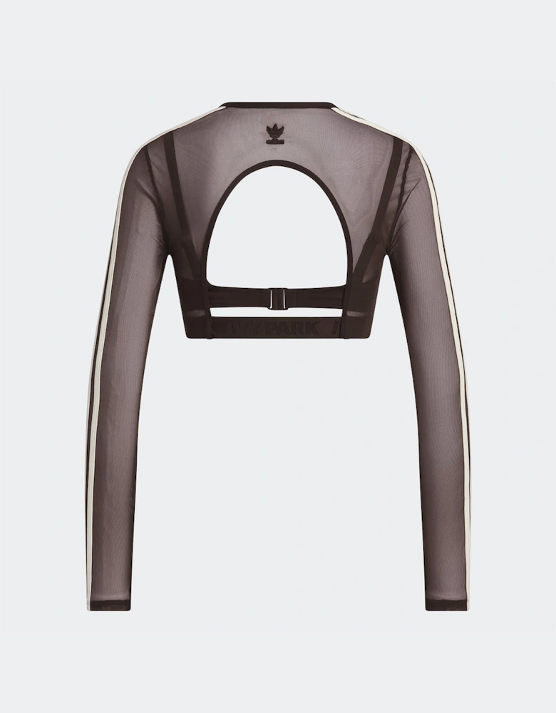 Ivy Park Illusion Long Sleeve Swim Top
