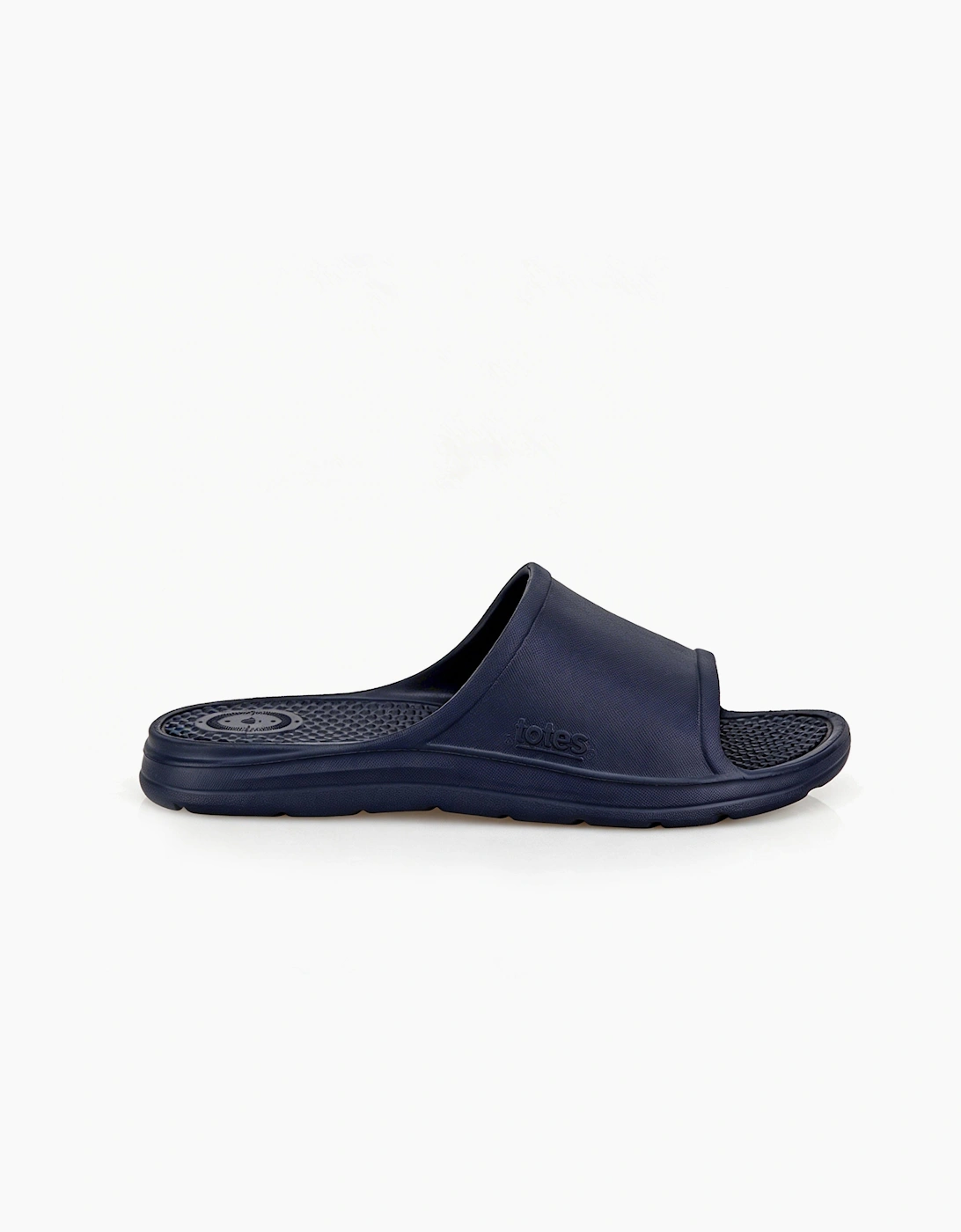 Totes Sol Bounce 0371P Mens Sliders Navy