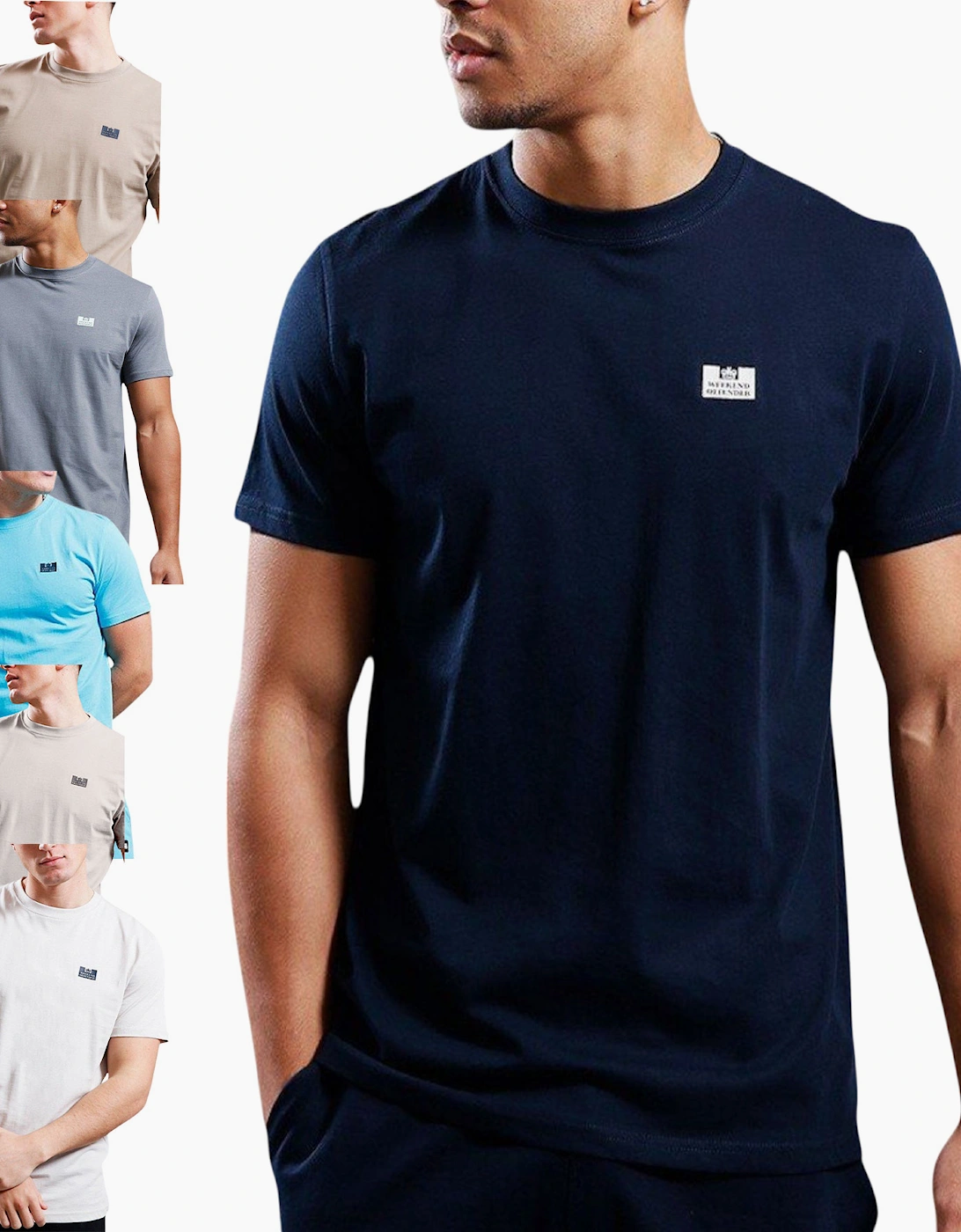 Weekend Offender Mens T Shirts Crew Neck Short Tops, 2 of 1