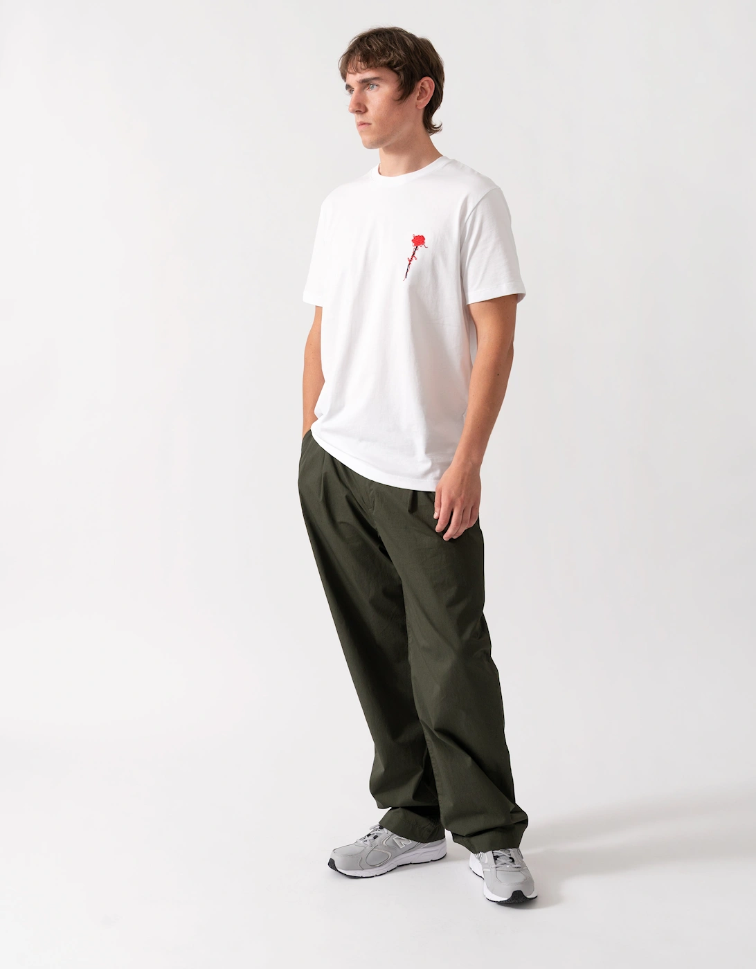 HUGO Diflow Mens T-Shirt - White 100