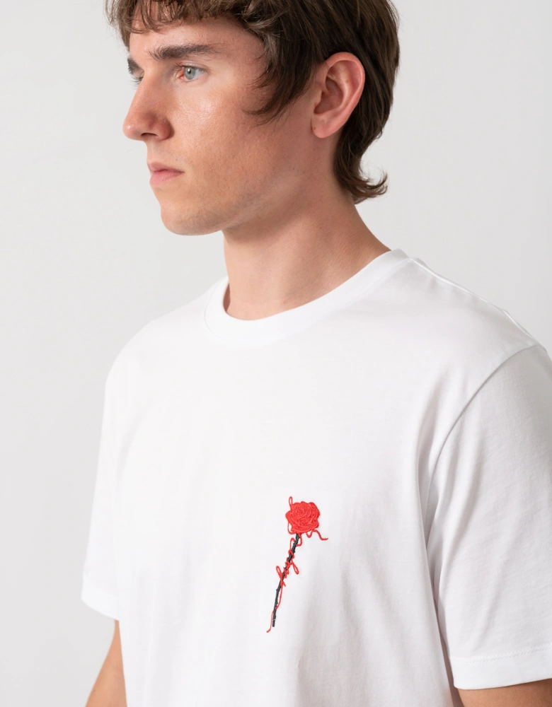 HUGO Diflow Mens T-Shirt - White 100