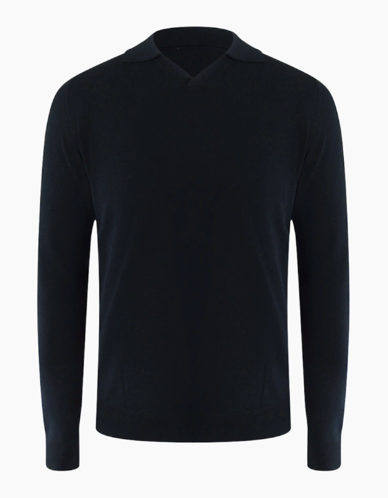 Aquascutum Active Derby Polo Black Polo Shirt