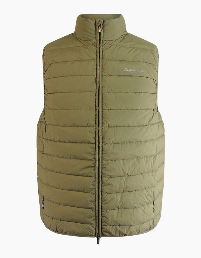 Aquascutum Rlg Active Vest 100Gr Khaki Gilet