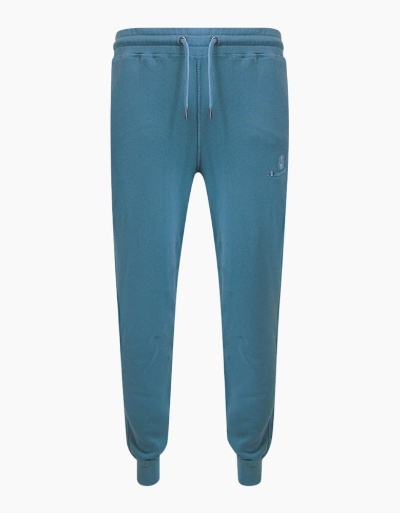 Aquascutum Active Active Basic Rib Track Pant Avio Blue