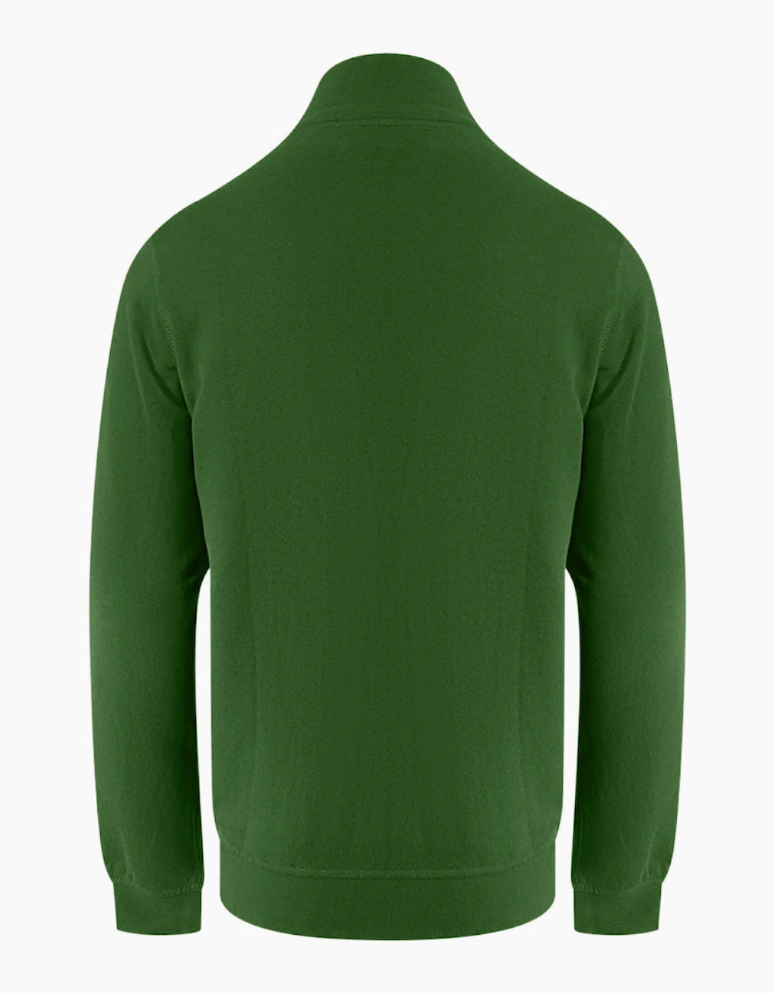Aquascutum Active Piping Mock Neck Army Green Fleece