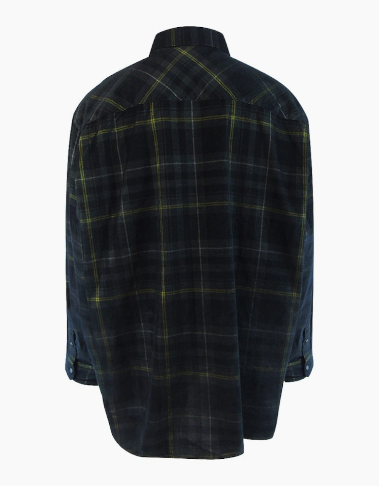 Lyle & Scott Black Tartan Corduroy Shirt