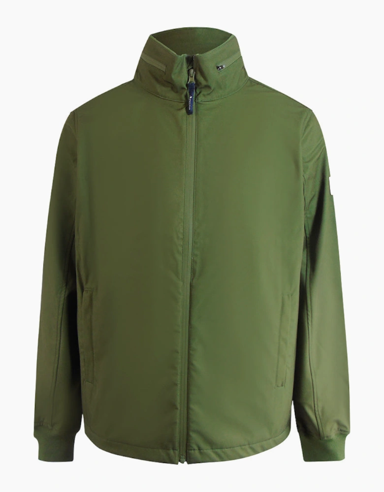 Aquascutum Active Shell Hybrid Mockneck Jacket Army Green