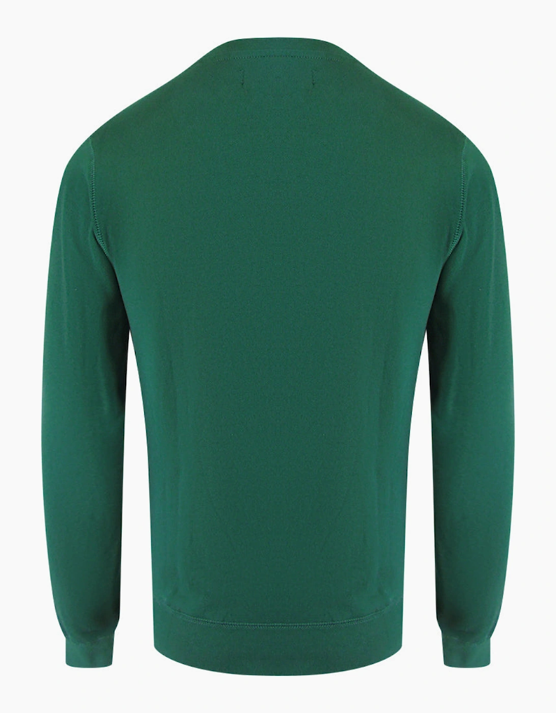 Aquascutum Active Small Logo Crew Neck Hunter Green Fleece