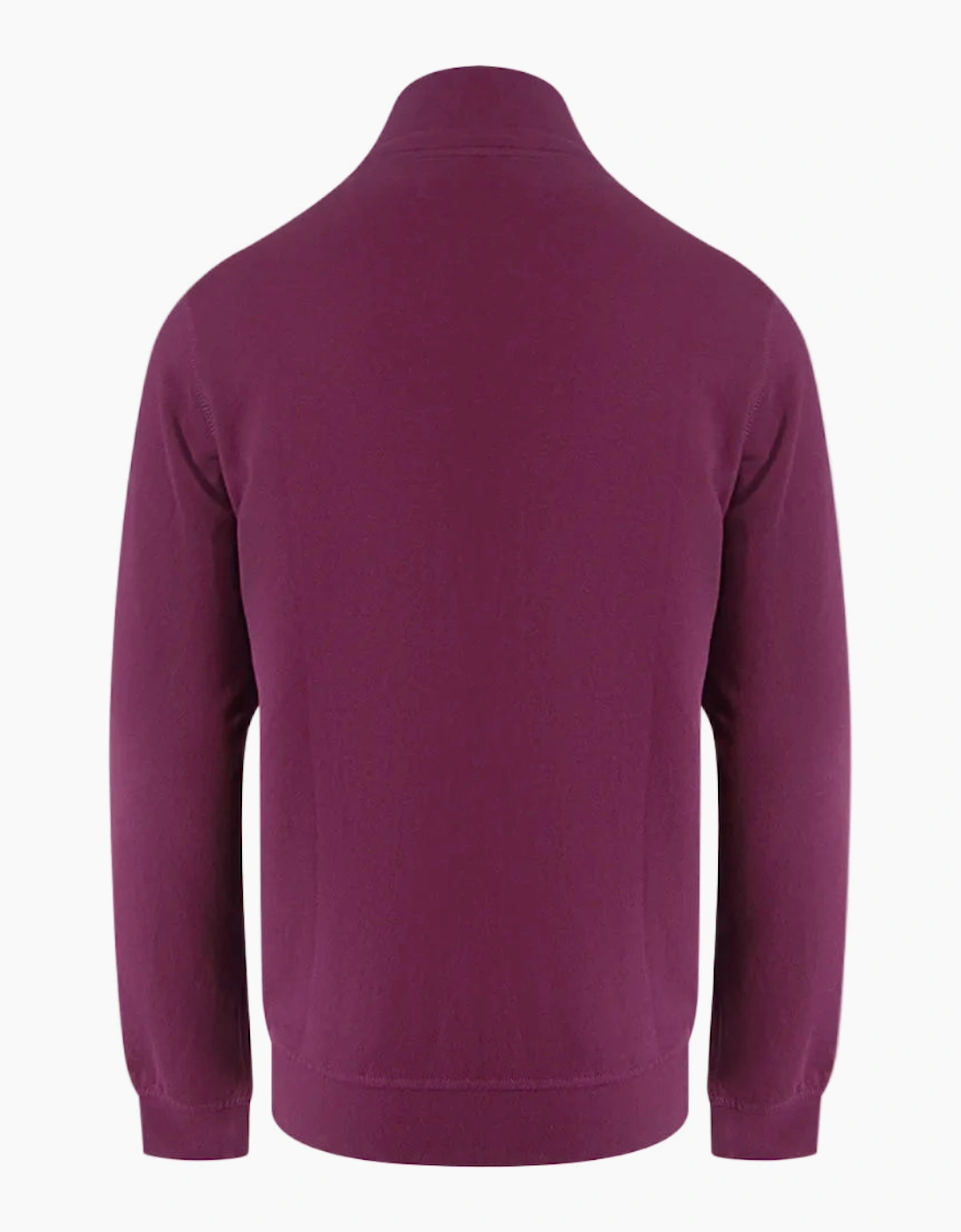 Aquascutum Active Piping Mock Neck Cordovan Fleece
