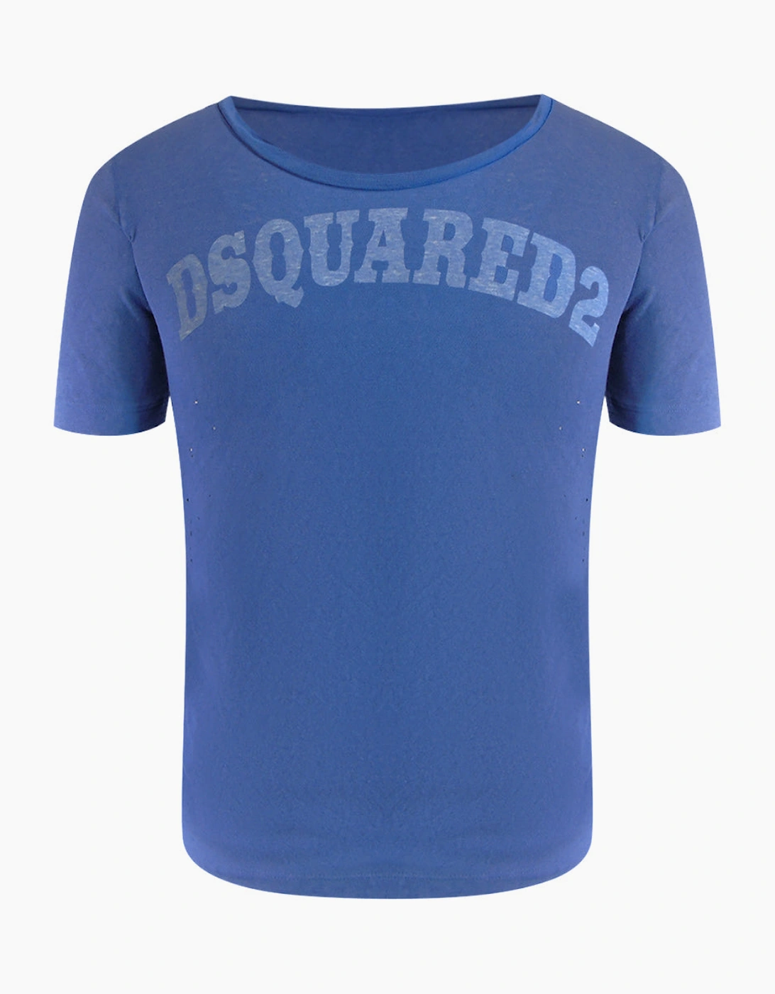 Dsquared2 Round Neck Blue T-Shirt