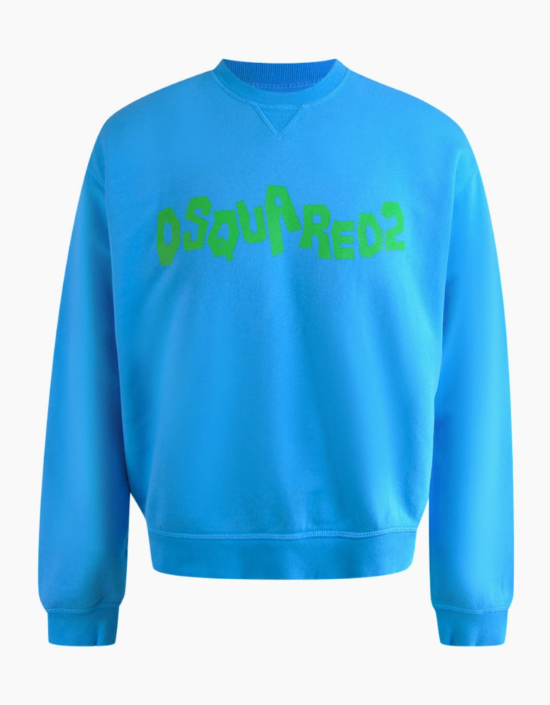 Dsquared2 Contrast Brand Logo Blue Sweatshirt