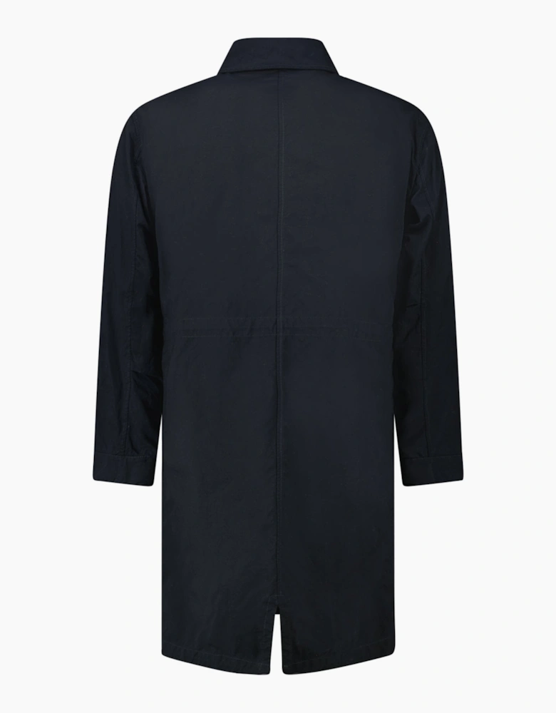 CP Company Twill Fishtail Padded Coat in Navy