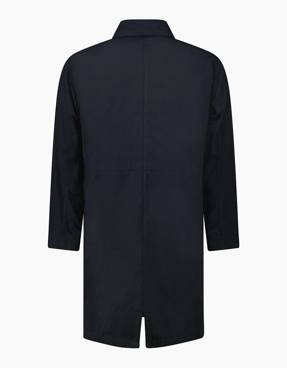 CP Company Twill Fishtail Padded Coat in Navy