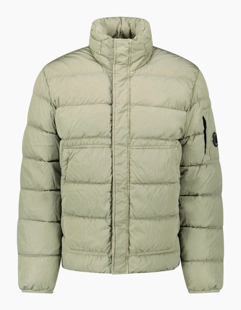 CP Company Chrome-R Down Jacket in Gunmetal Grey