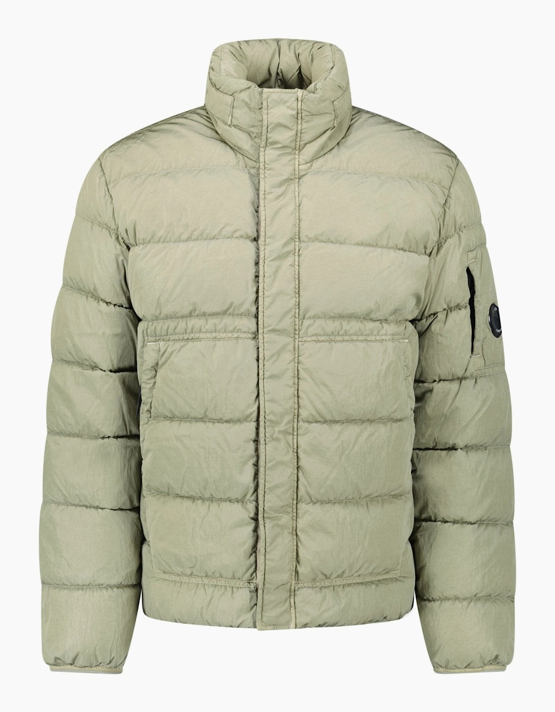 CP Company Chrome-R Down Jacket in Gunmetal Grey, 8 of 7