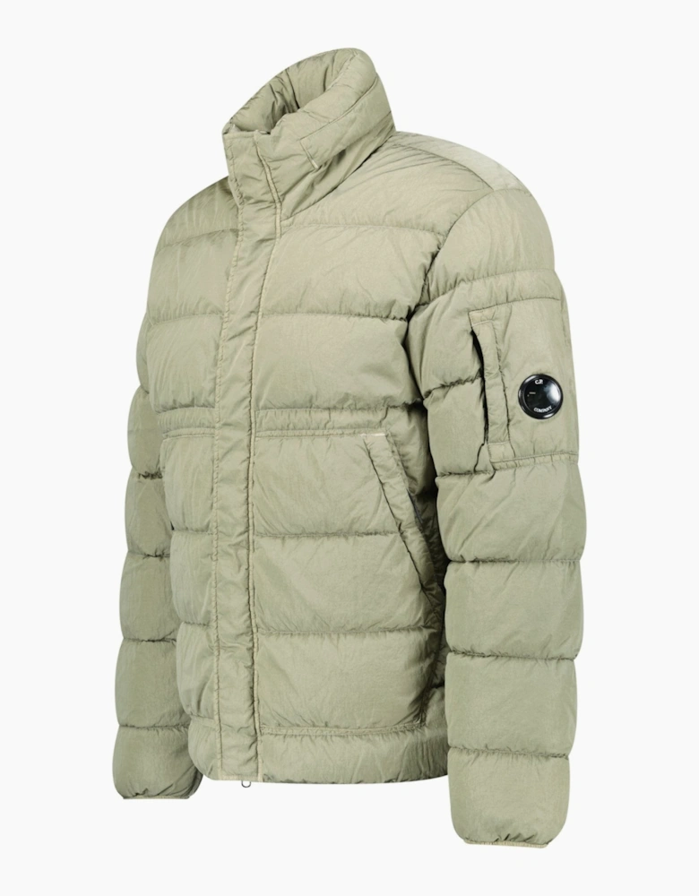 CP Company Chrome-R Down Jacket in Gunmetal Grey