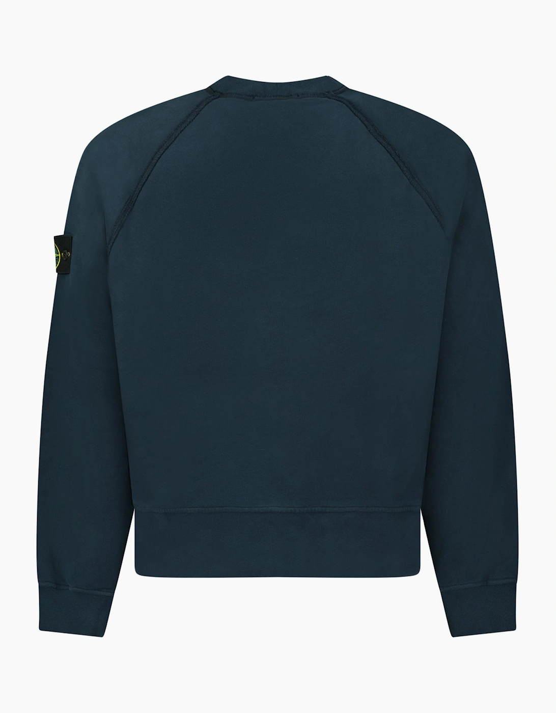 Stone Island Relaxed Fit Crewneck Sweatshirt Navy