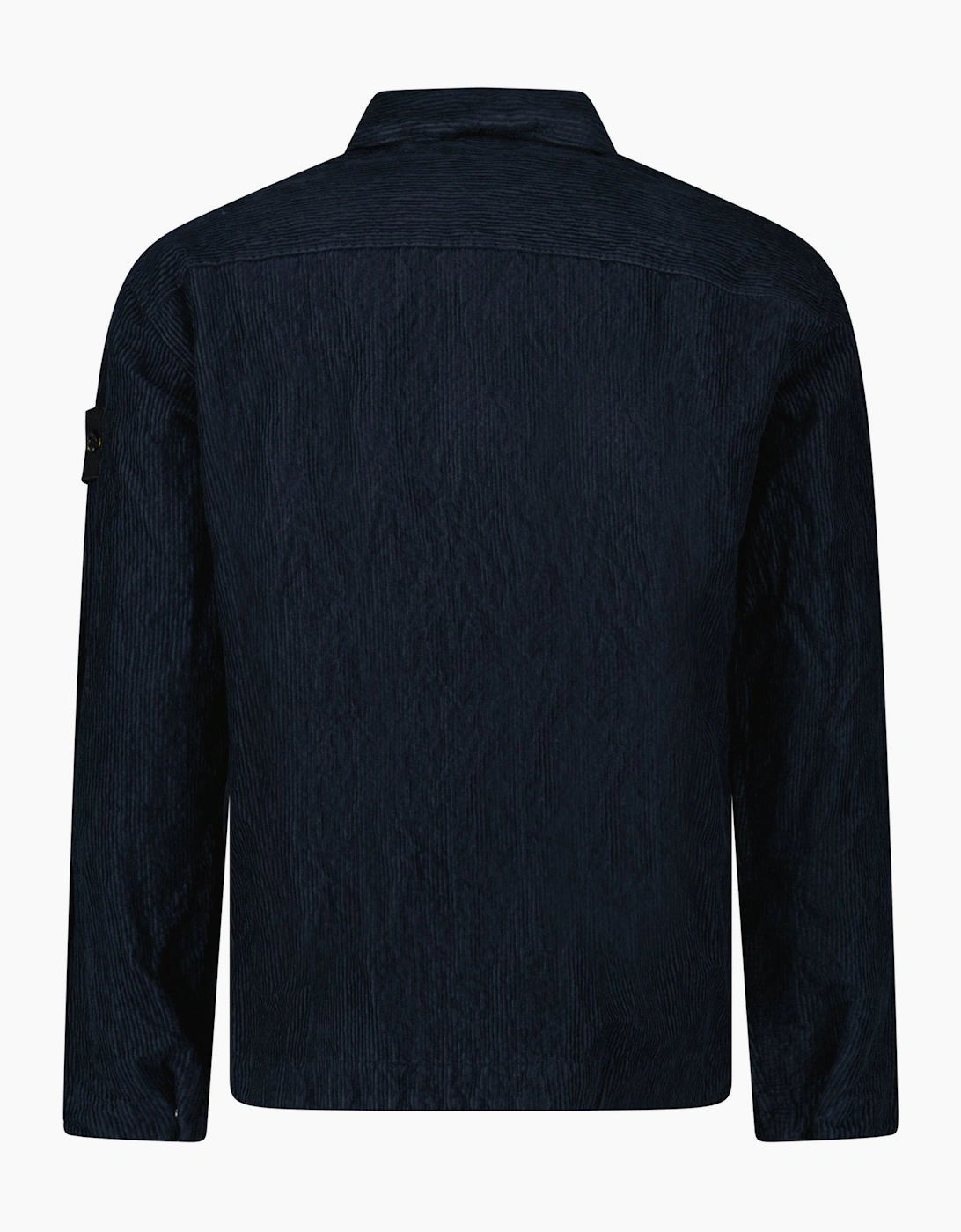 Stone Island Corduroy 500 TC Overshirt in Navy Blue