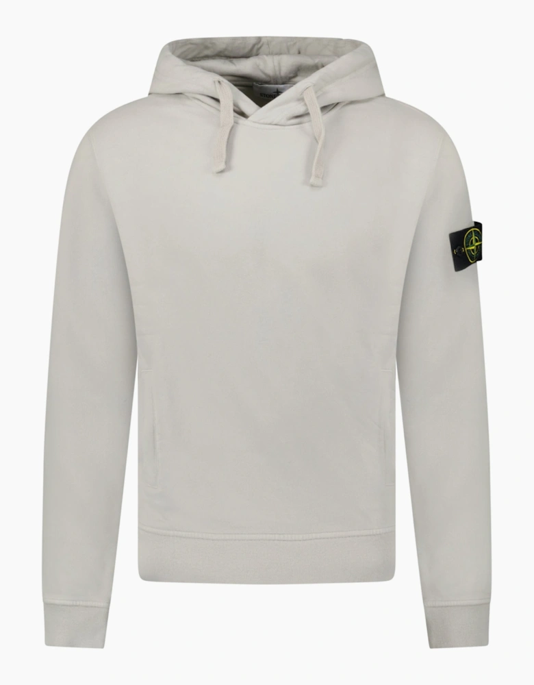 Stone Island Hooded Sweatshirt in Pearly Grey