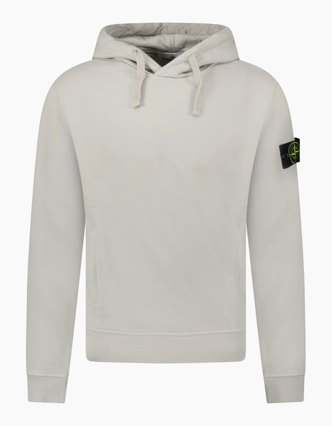 Stone Island Hooded Sweatshirt in Pearly Grey