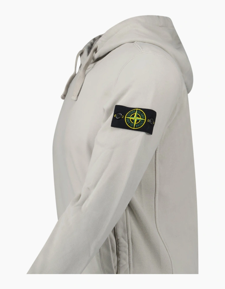 Stone Island Hooded Sweatshirt in Pearly Grey