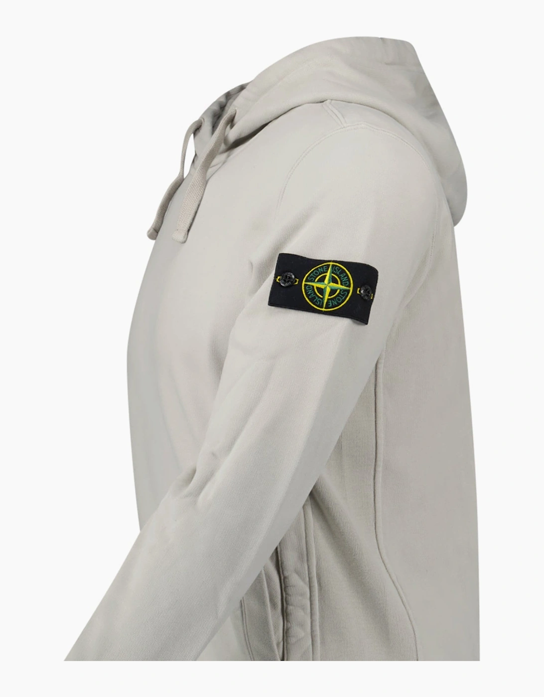 Stone Island Hooded Sweatshirt in Pearly Grey