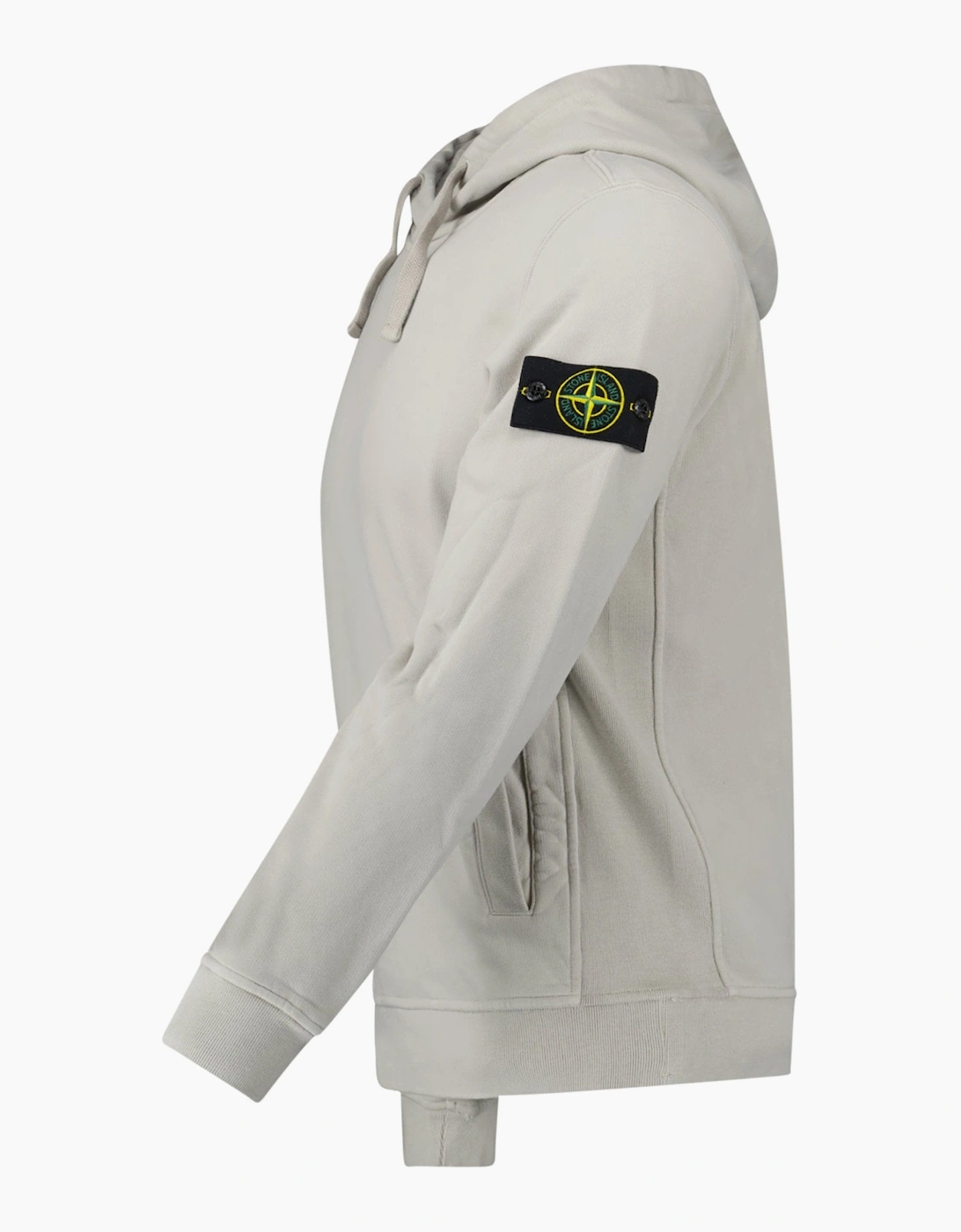 Stone Island Hooded Sweatshirt in Pearly Grey