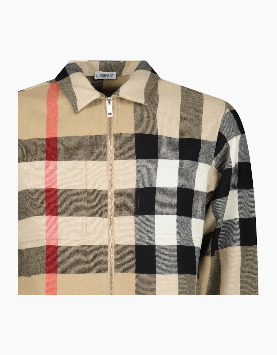 Burberry Clifden Check Overshirt in Archive Beige