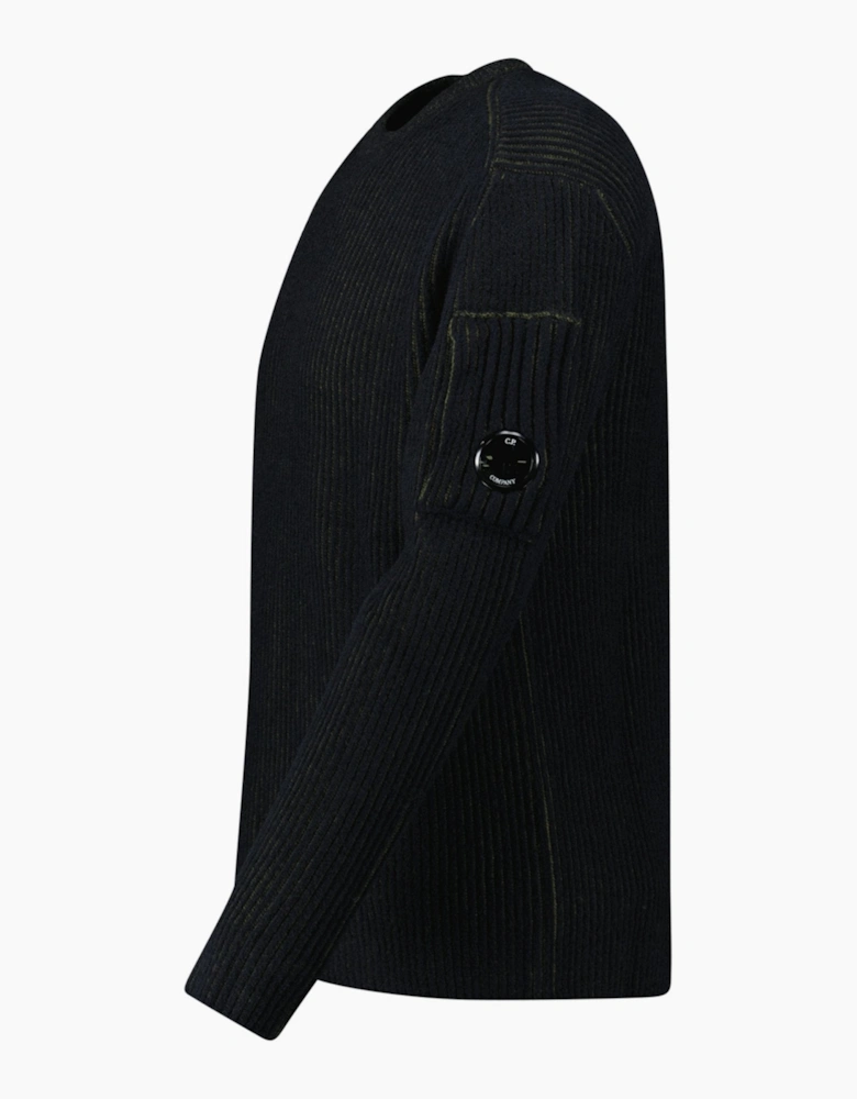CP Company Vanisé Crewneck Sweater Navy/Green