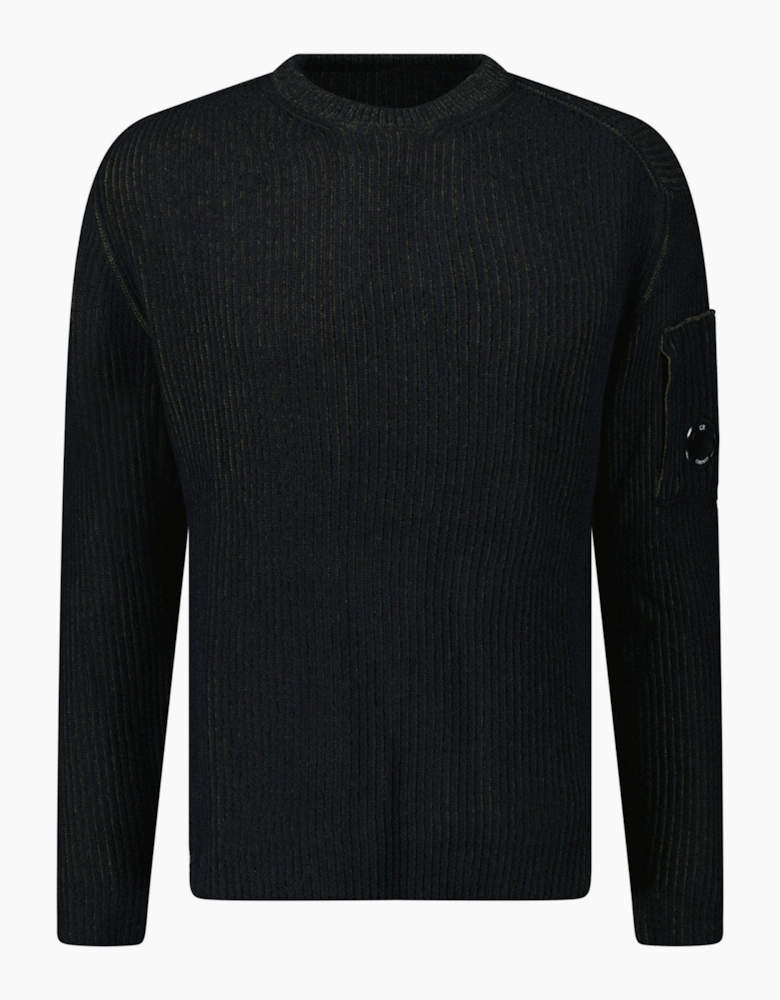 CP Company Vanisé Crewneck Sweater Navy/Green