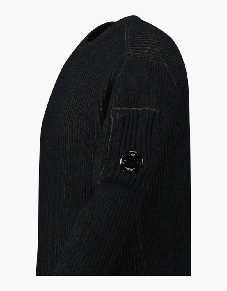 CP Company Vanisé Crewneck Sweater Navy/Green