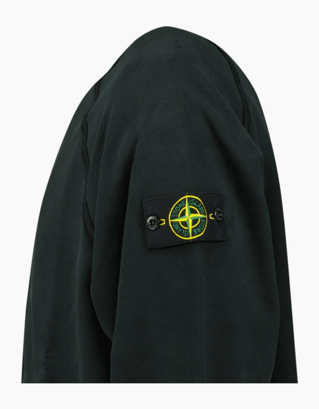 Stone Island Relaxed Fit Crewneck Sweatshirt Black