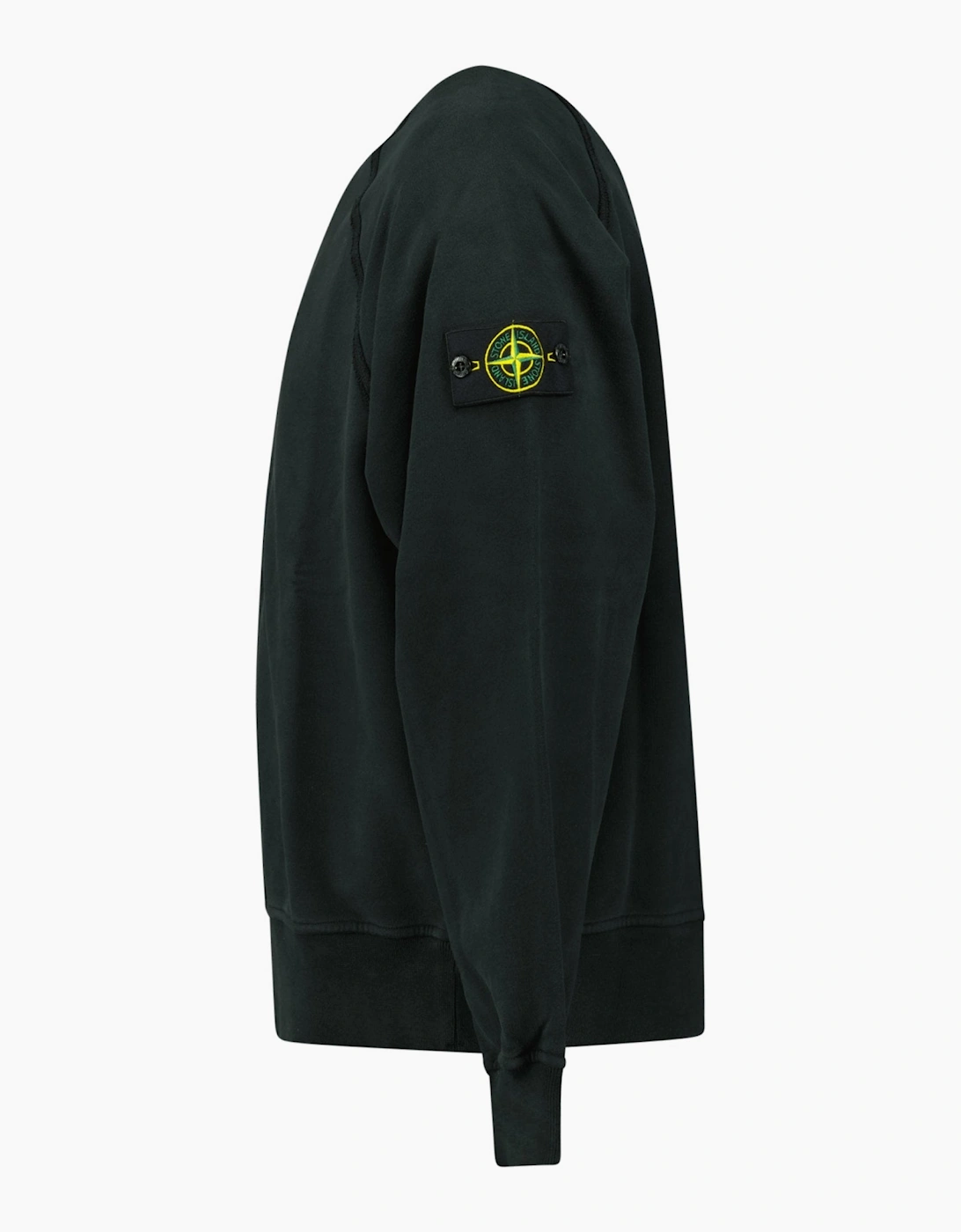 Stone Island Relaxed Fit Crewneck Sweatshirt Black