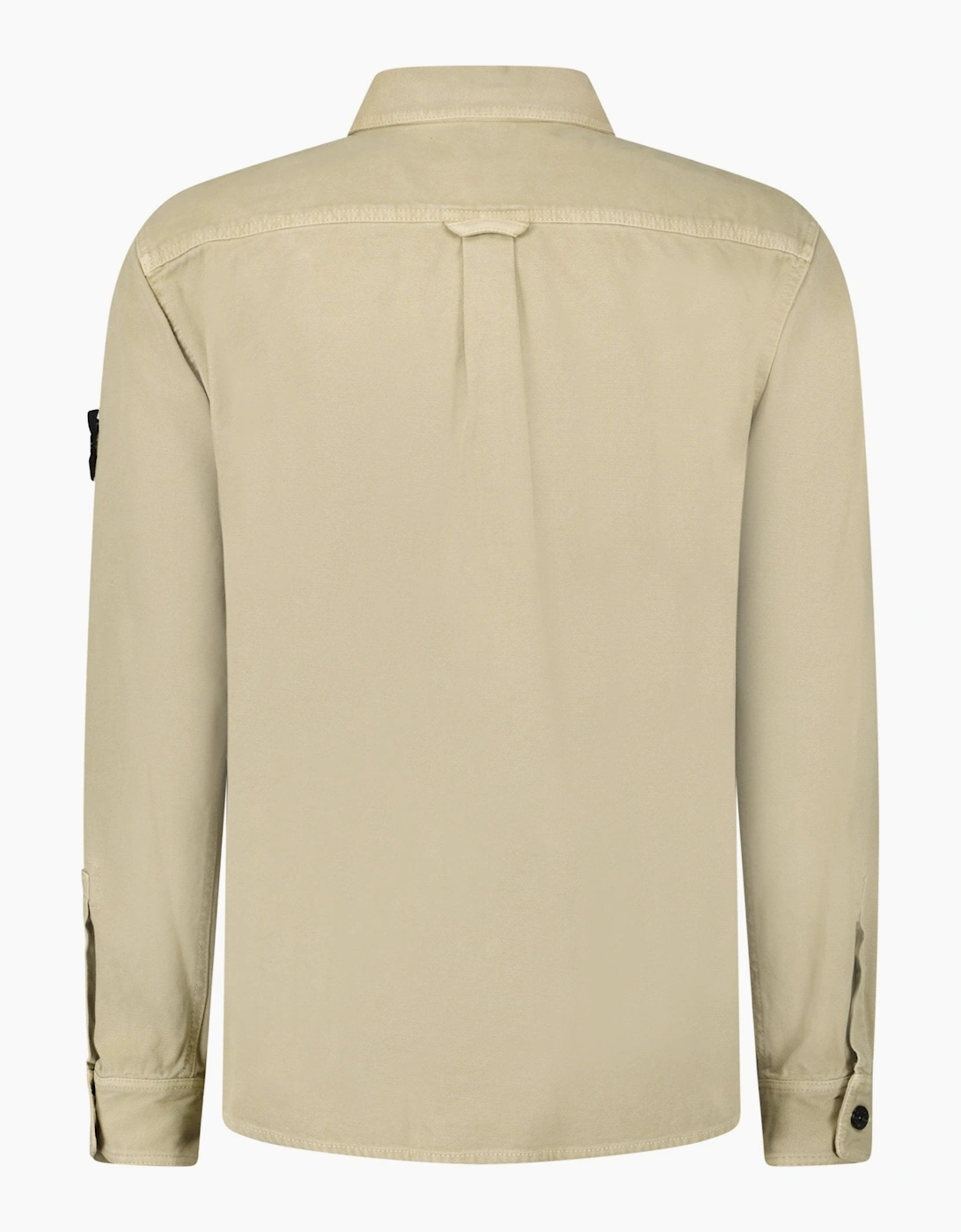 Stone Island Panama Cotton Overshirt in Desert Beige