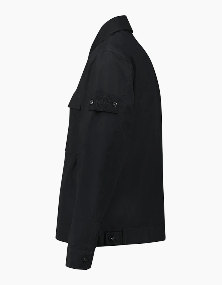 Stone Island Comfort-fit Overshirt Black